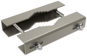 Mastklemmhalterung SLV FLOODLIGHT Stahl Ø150×260mm grau