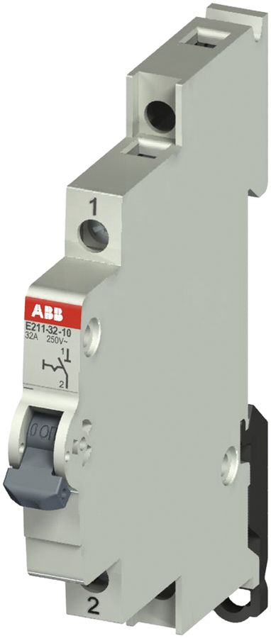 Interrupteur AMD ABB E211, 32A/250V 1L 1F, ½UM, "0-I"