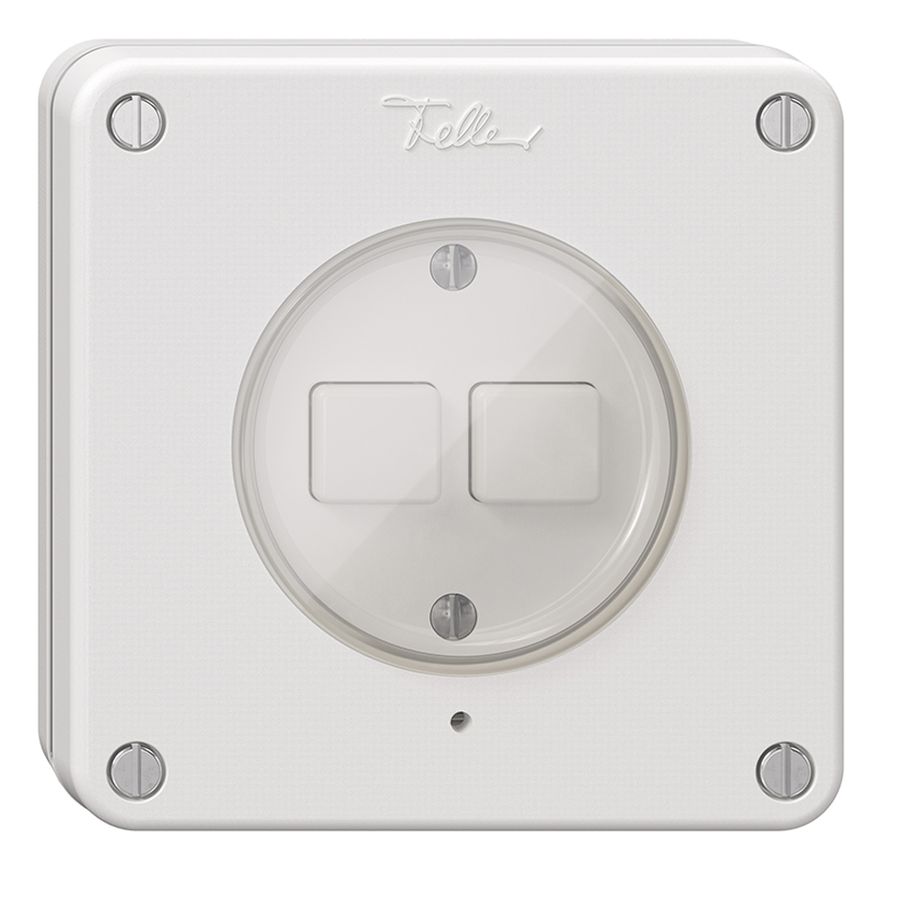 UP-Nebenstelle 2K/2T zu Druckschalter NEVO Wiser weiss