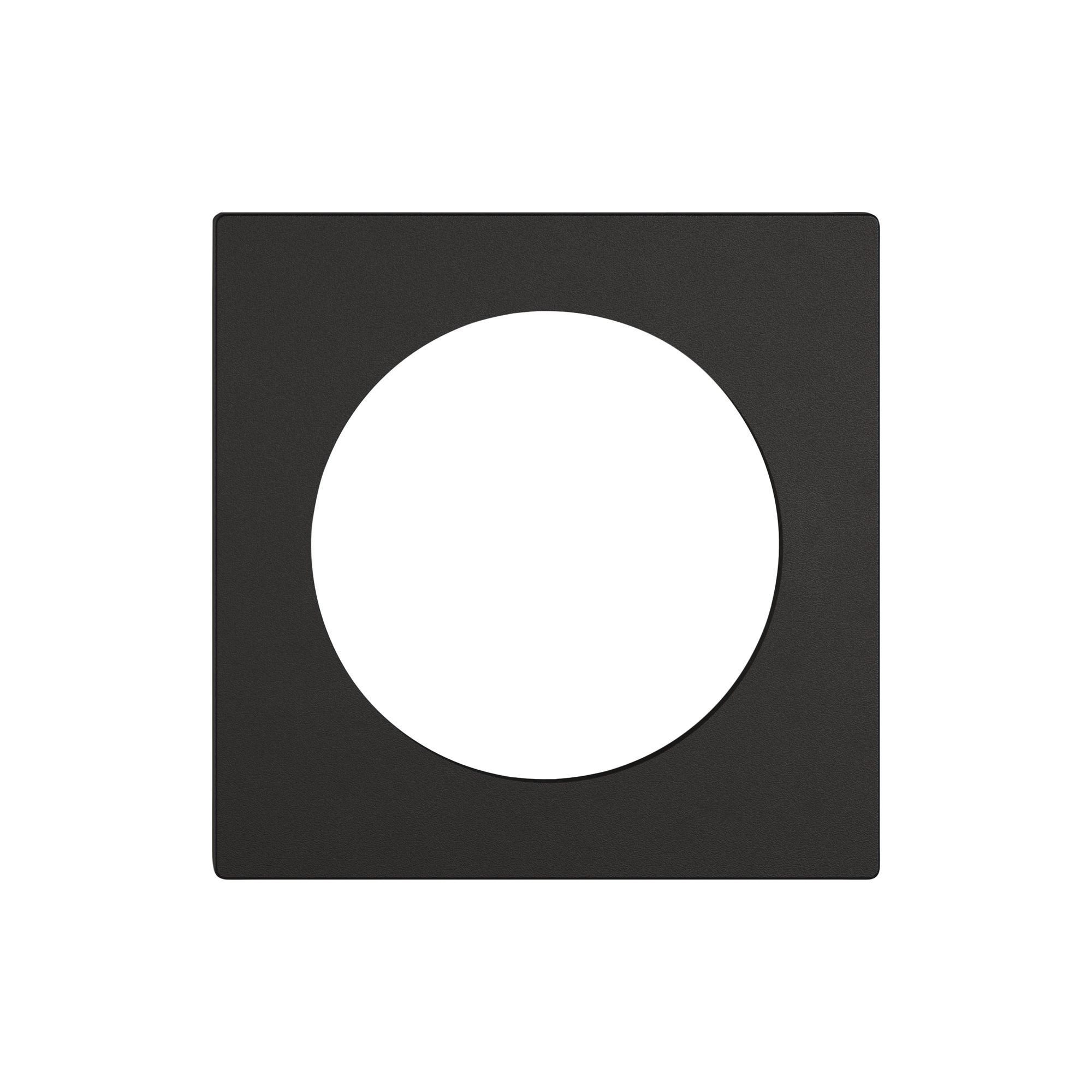 Abdeckset EDIZIO.liv SNAPFIX® Thermostat 60×60×7mm schwarz IP20