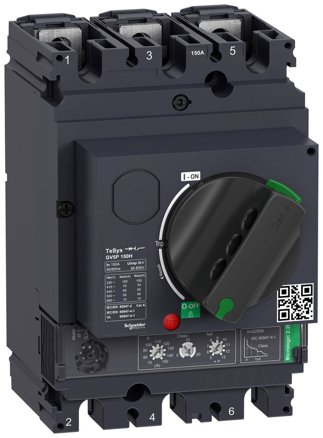 EB-Motorschutzschalter Schneider Electric TeSys 70…150A 150A 3P 0…690V 70kA IP40