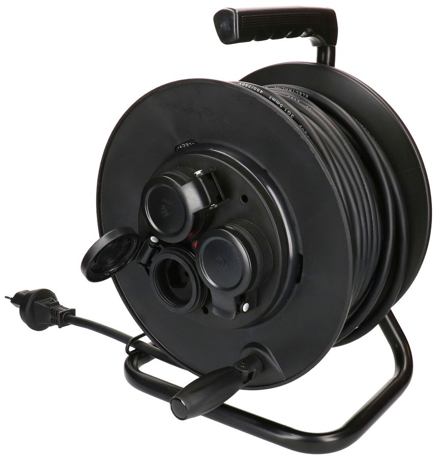 Enrouleur de câble MH REEL 3×T13 33m IP44 noir
