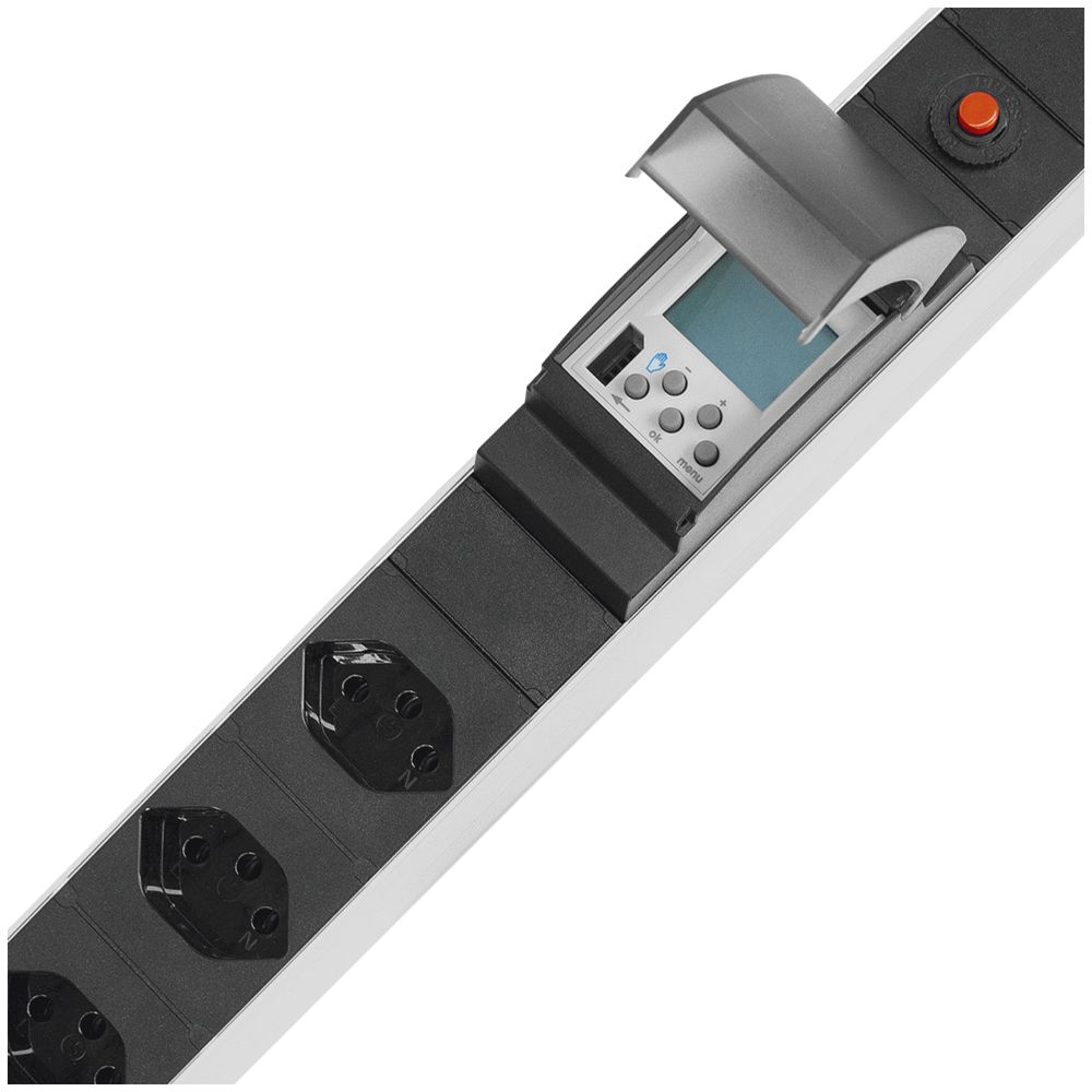 Prise multiple Steffen ALU MODULAR 5×T13 3m noir