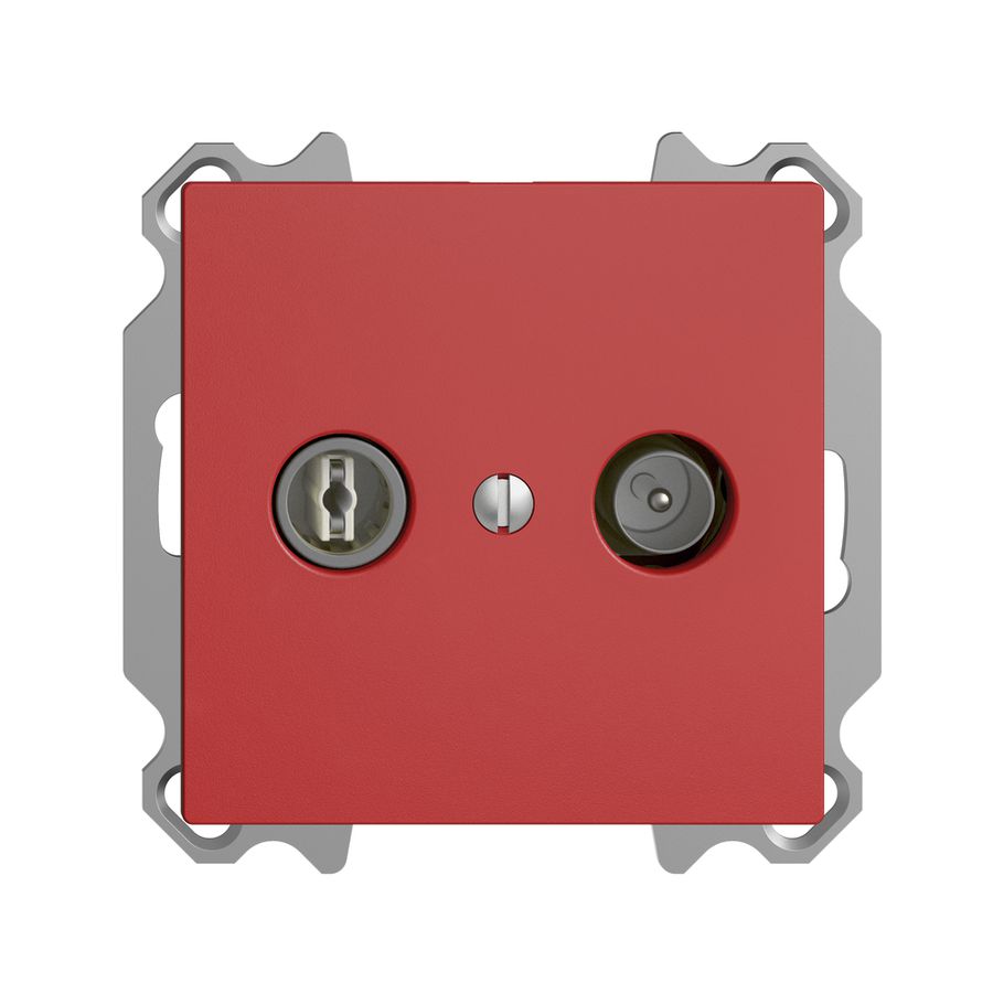 UP-TV-R-Dose EDIZIOdue 23dB berry Breitbanddose 5…2000MHz, FM