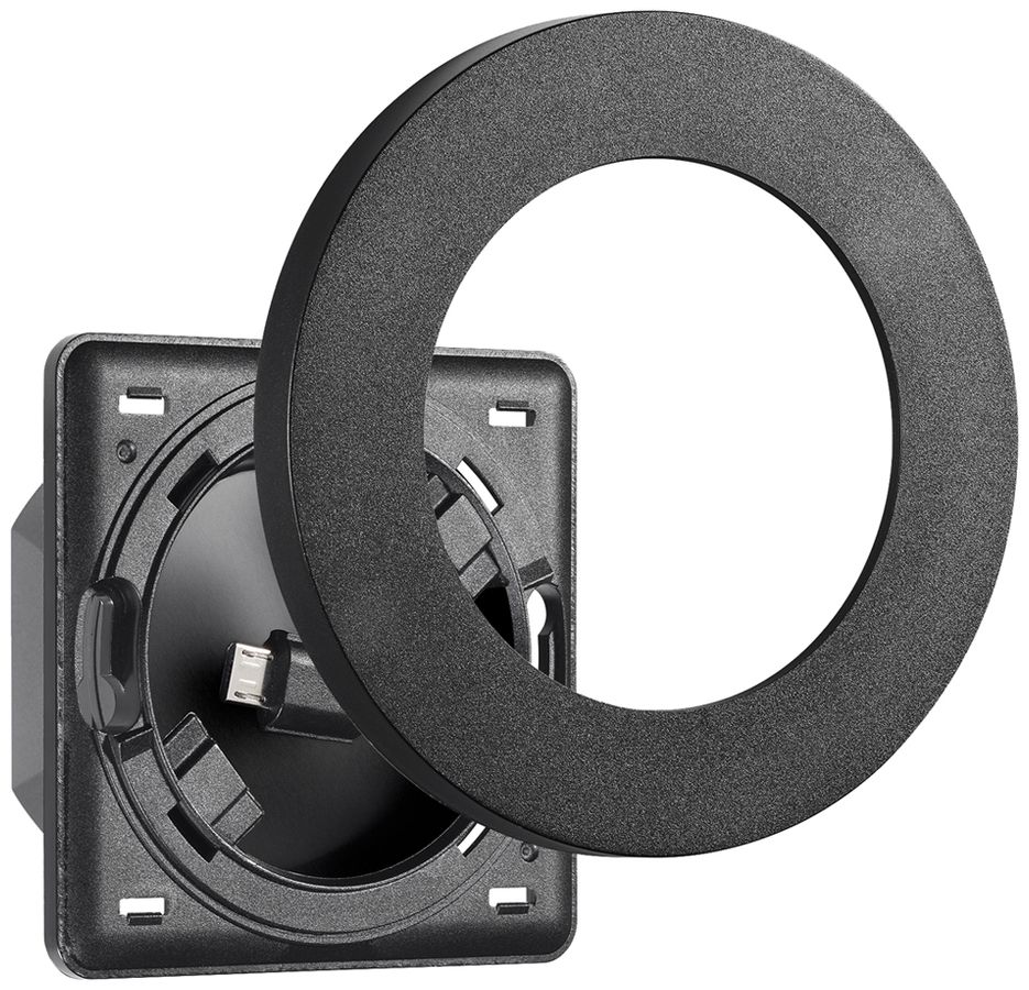 Einbaurahmen Legrand 2-Draht Hohlwand schwarz