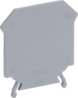 Abschlusswand Woertz 16mm² grau