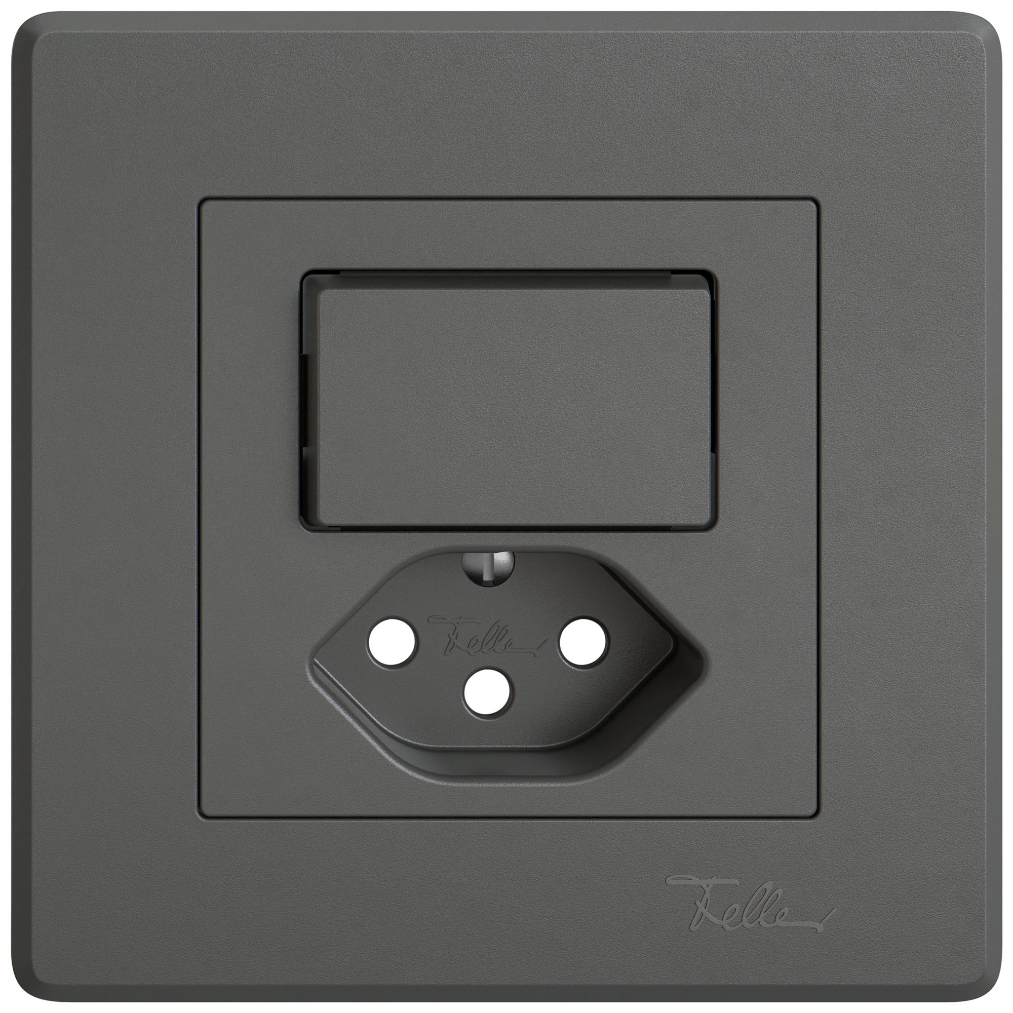 Kit de montage ENC EDIZIO.liv SNAPFIX® p.combi.T13 a.1 bouton n.lum.grf