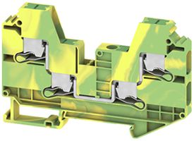 Borne de terre joignable WM SL4C 0.5…10mm² snap-in DIN35 vt-jn