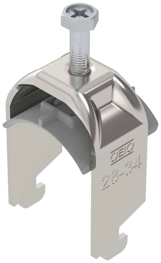 Fixation rapide BET 2056 pied à N matière synthétique 28…34mm 1×câble A2 1.4301