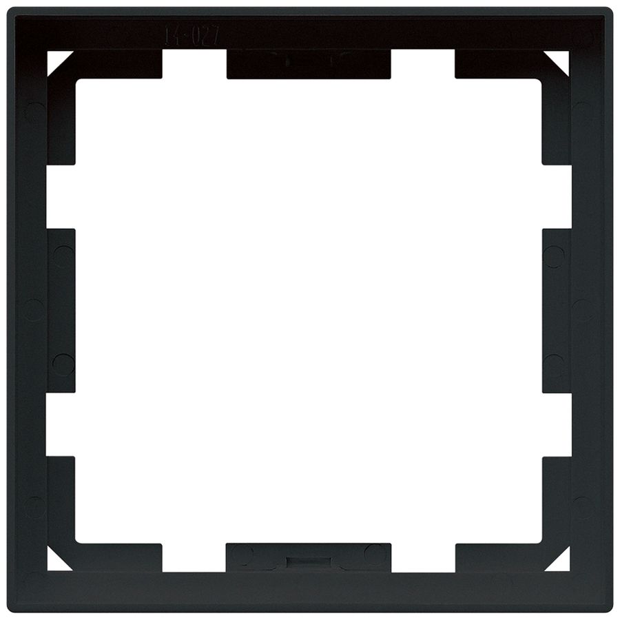 Quadro frontale KNX Hager kallysto per termostato nero