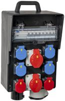 Stromverteiler DEM DB32950 32A 4×LS 1×FI 4×T23 2×T25 2×16A 1×32A