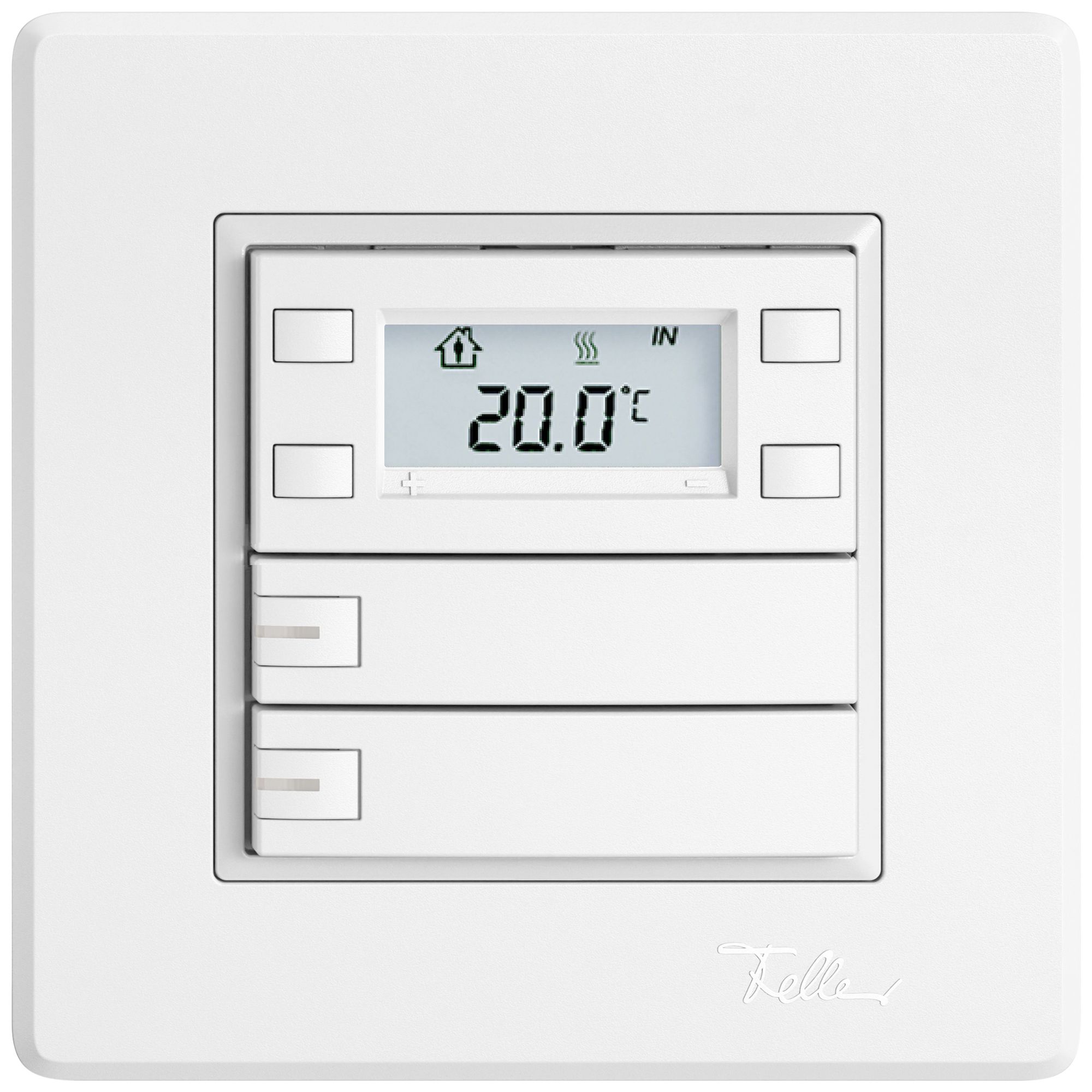 Poussoir RTH ENC EDIZIO.liv SNAPFIX® a.RGB-LED 2×touches comm.1T bc