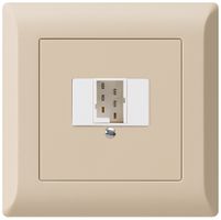 UP-Steck- und Anschlussdose kallysto.line 1×TT83 beige