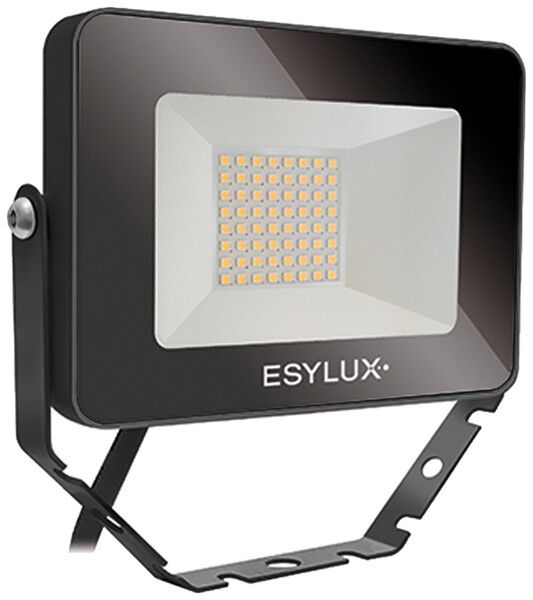 Projecteur LED ESYLUX OFL BASIC, 10W 3000K 1000lm 148×28×100mm IP65, noir