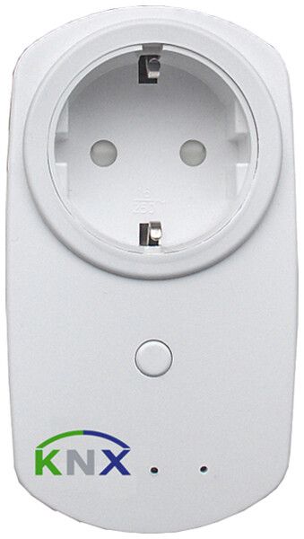 Steckdosen-Schaltaktor KNX RF+ MDT RF-AZK1ST.01 1-Kan 16A 230V