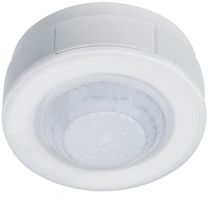 Rilevatore di movimento AP Hager 360° pass.zero chiusura 230V soffitto bianco