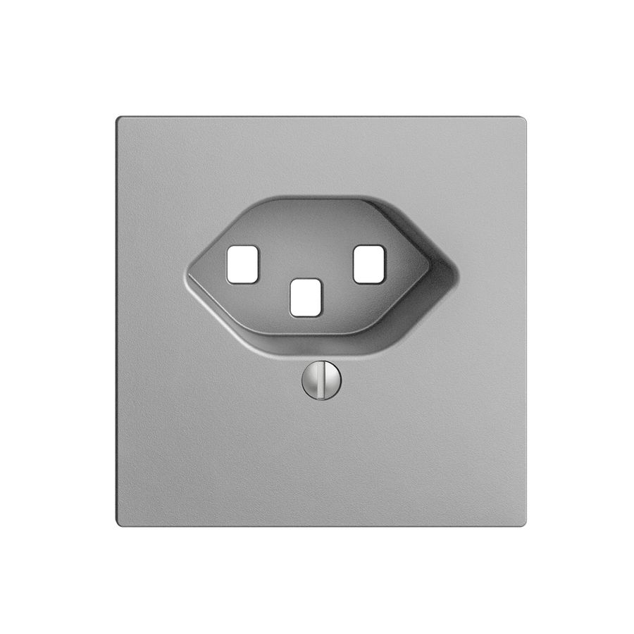 Placca frontale EDIZIOdue 23 silver