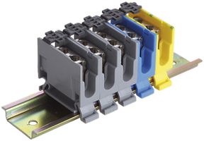 Sammelschienenklemme Woertz 6mm² 113×12.5mm