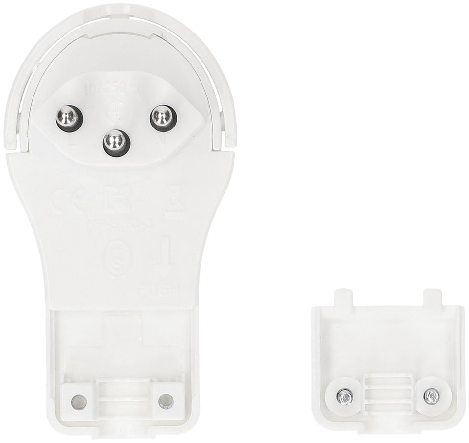 Winkelstecker Typ 12 MAX HAURI 230V 10A IP20 weiss