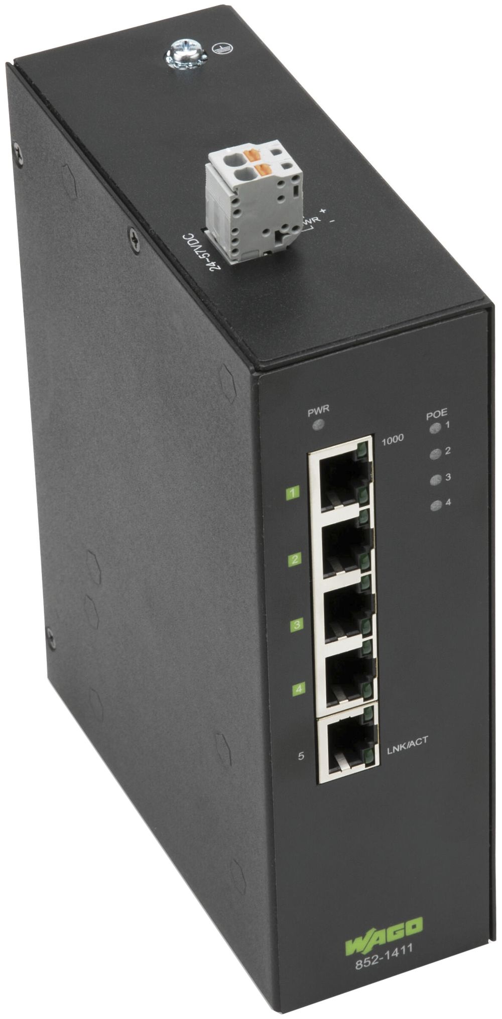 Switch WAGO Eco Switch Industrial 5×1000BASE-T, 2×SFP-1000BASE-SX/LX, con PoE