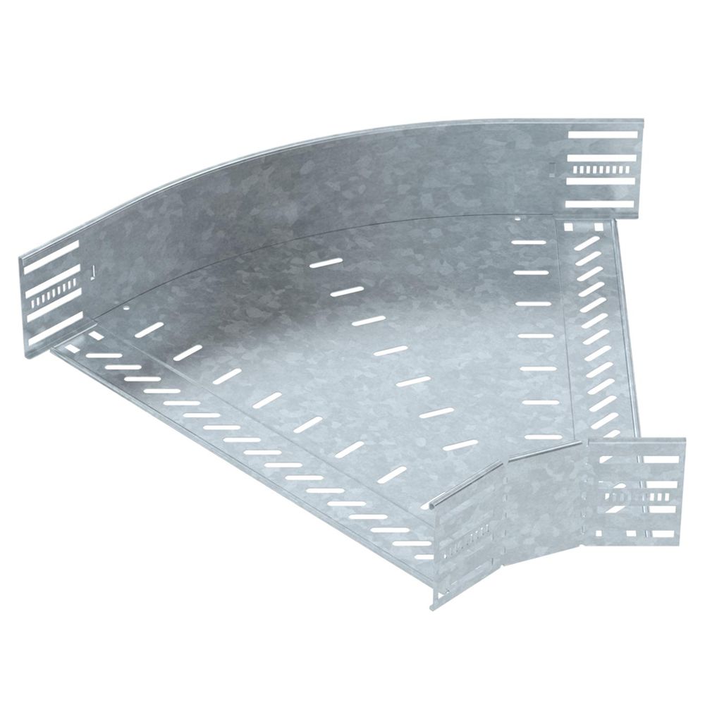 Coude BET RB 45° 110×500mm acier galvanisé à chaud