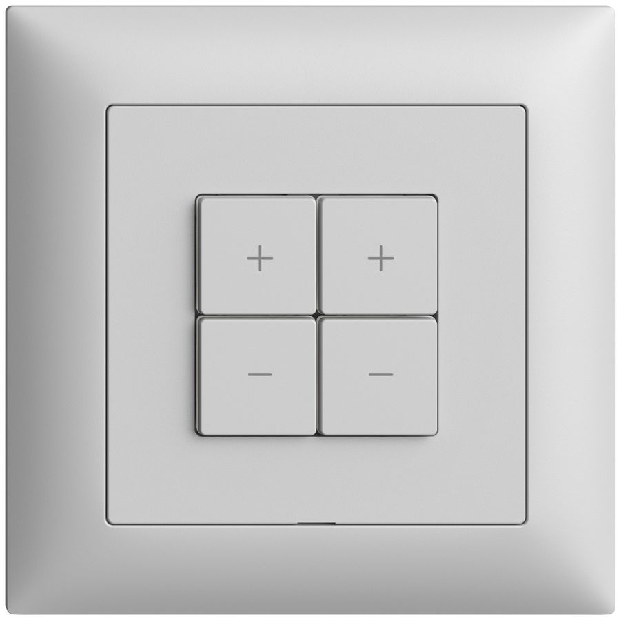 UP-Dimmer Uni-LED 2K/4T Edue Wiser hellgrau