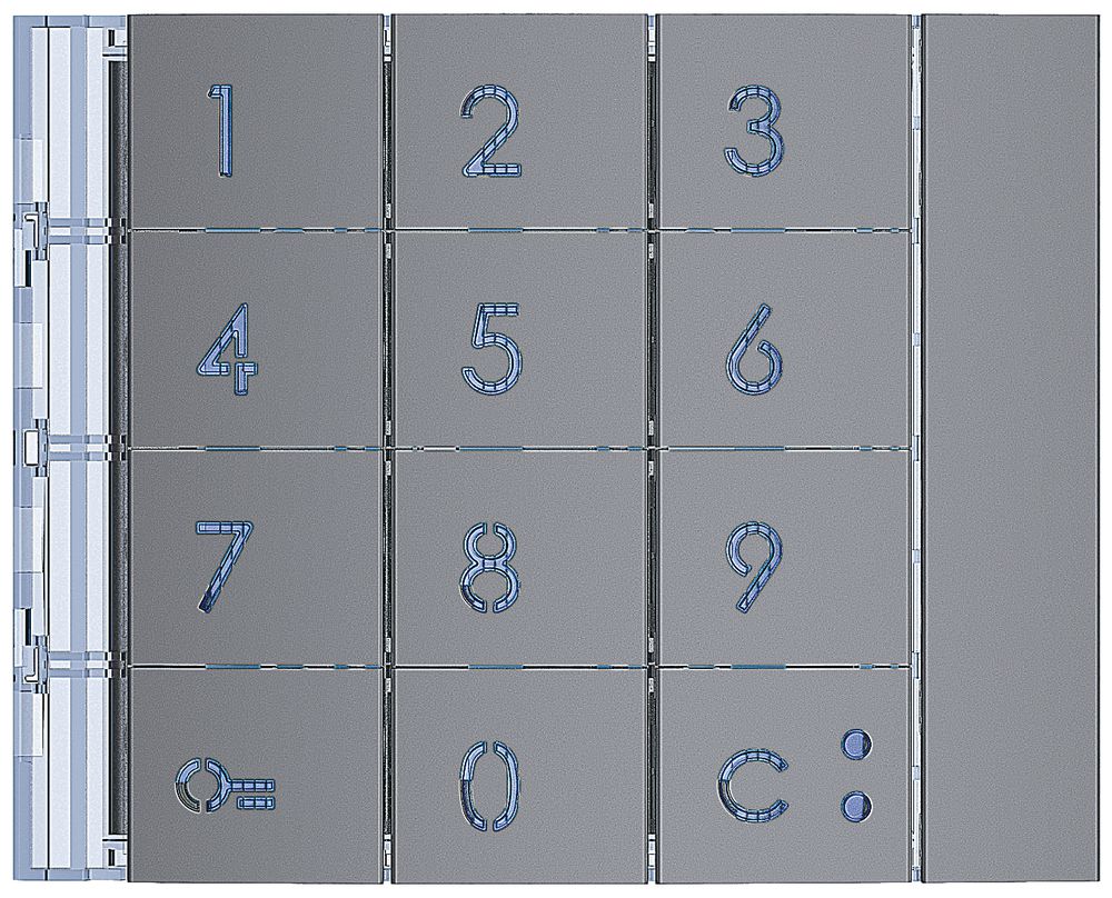 Frontale per modulo tastiera Sfera grigio grafite