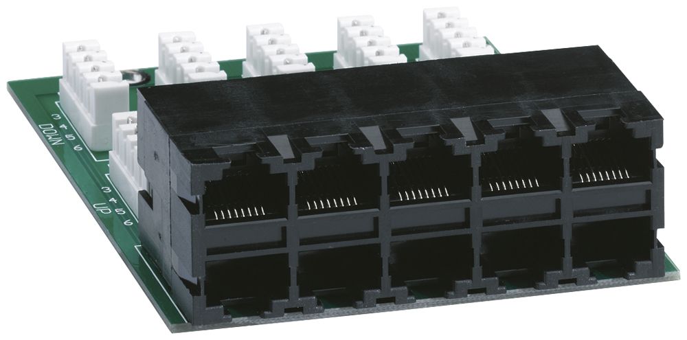 Voice-Panel Hager HMS Einschub 10 Port