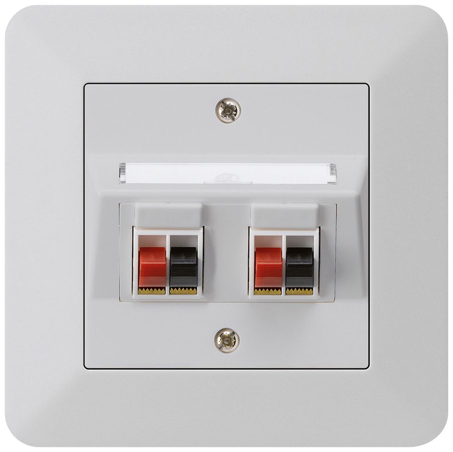 UP-Audiodose kallysto.trend 2-fach hellgrau Klemmanschluss 2 Lautsprecher