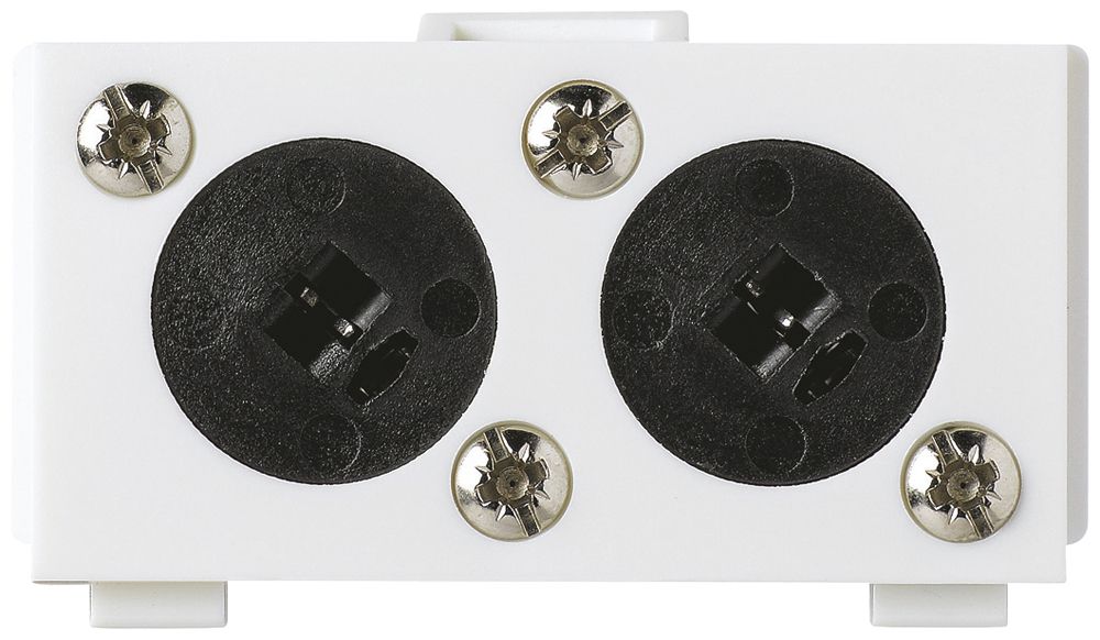 Module multimédia kallysto M3 avec 2×haut-parleur DIN 2 pôles blanc