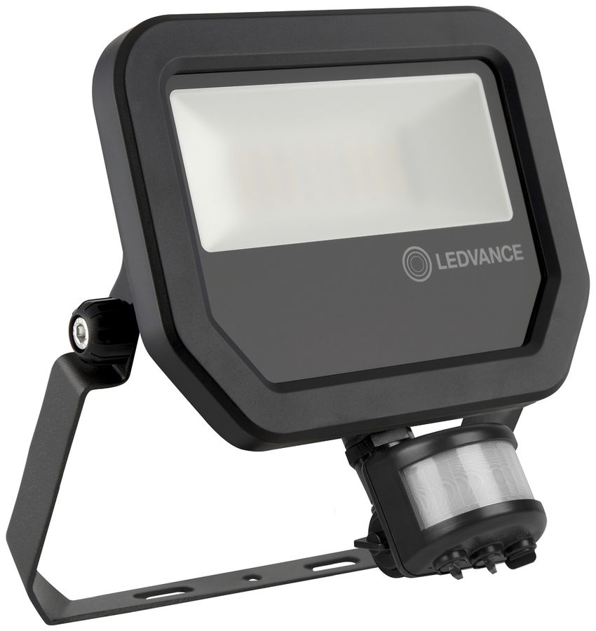 LED-Strahler LEDV FLOODLIGHT PFM SYM 100 S 20W 840 IP65 Bew.Tag.sensor schwarz
