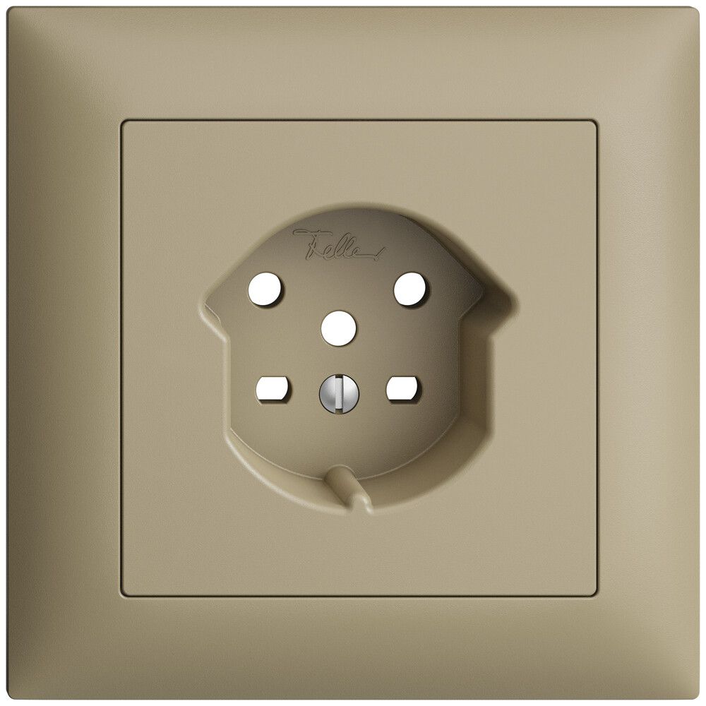 UP-Frontset EDIZIOdue sand 88×88mm 1×T15