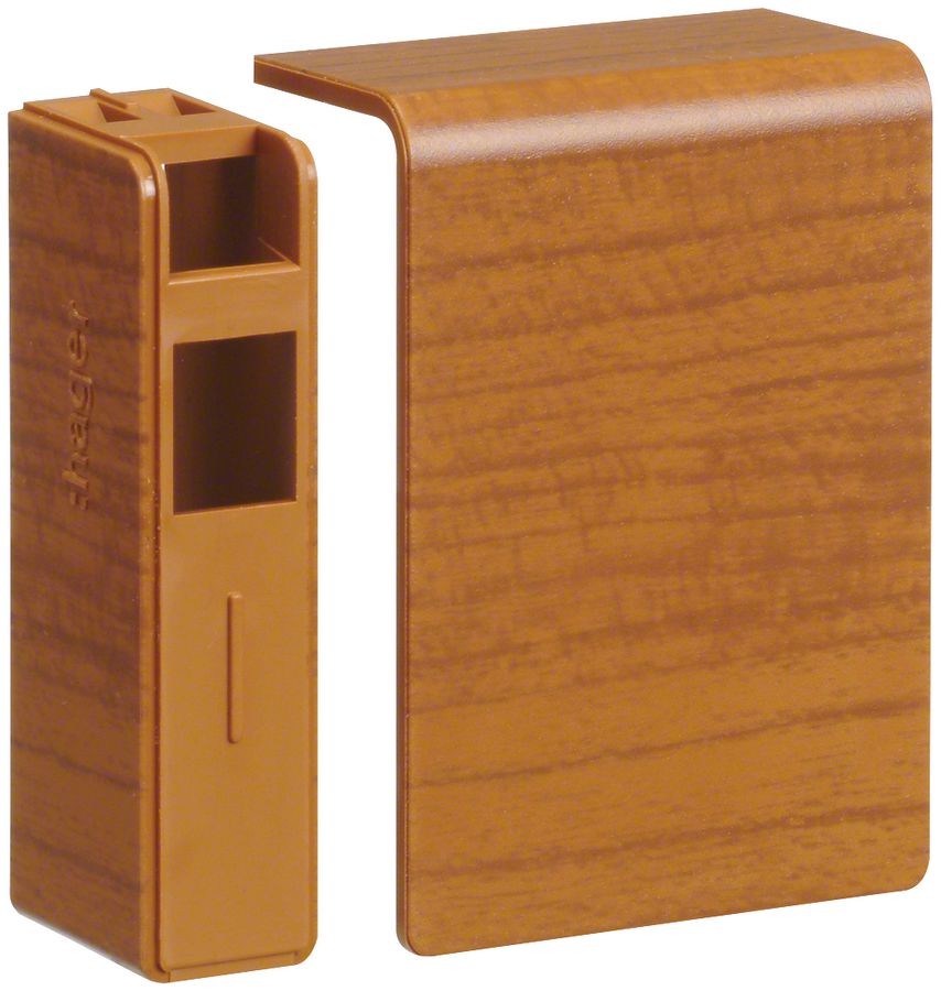 Embout de fermeture Hager pour SL20055 décor cerisier