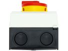 Sezionatore di carico AP Eaton P1-25/I2/SVB/HI11 3P 25A 690V 1NC 1NO IP65 rosso