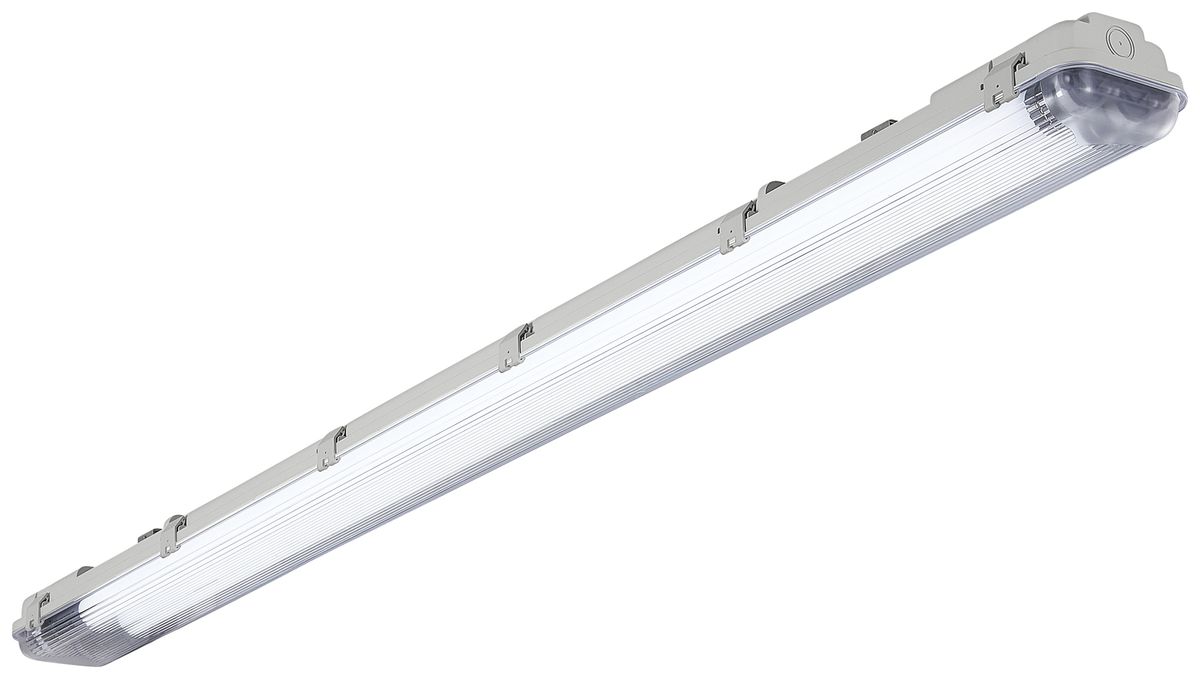 Feuchtraumleuchte Sylvania SYLPROOF G13 2×13W 3100lm 865 IP65 1280×99mm grau