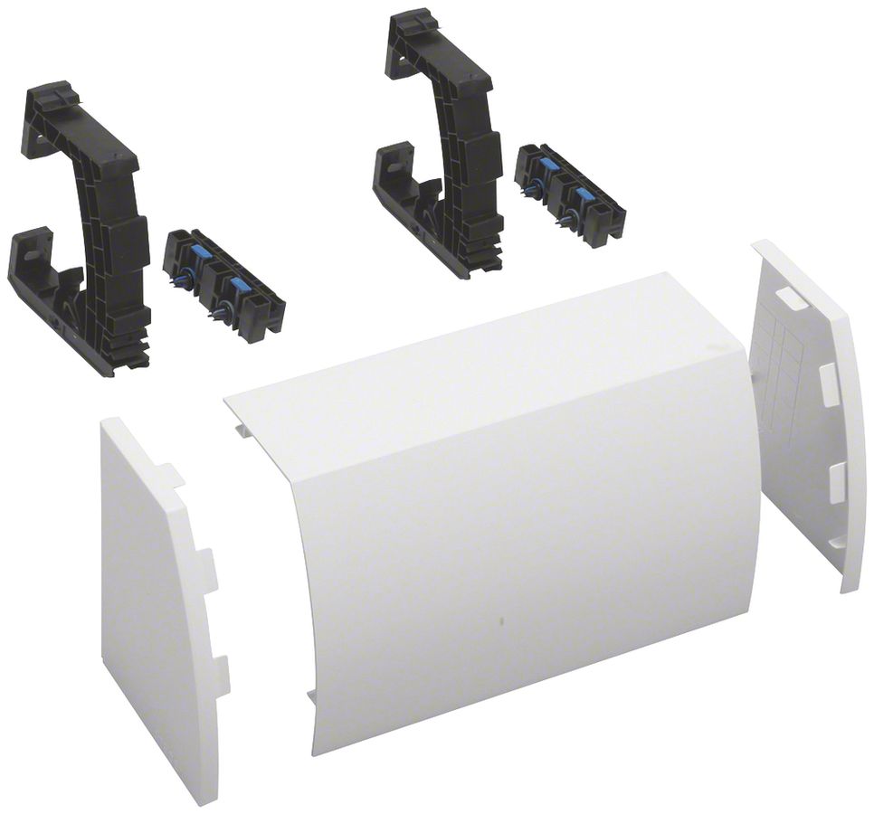 Canal de rangement Hager univers 4-part 1050mm blanc