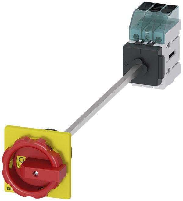 Interrupteur de charge Siemens SENTRON 3LD3 sol 16A 3L 66×66mm ro/jn