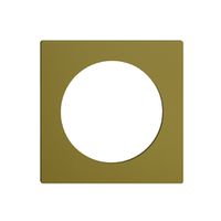 Frontplatte EDIZIOdue olive, mit Bohrung 43mm