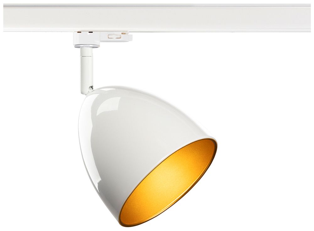 Projecteur SLV PARA CONE GU10 25W 3-phases Ø135mm blanc