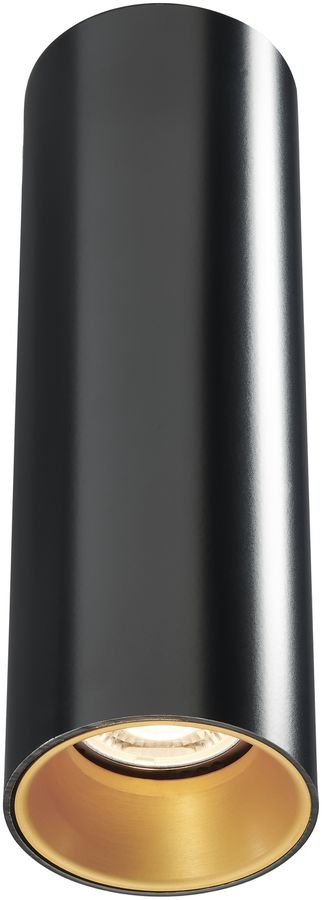 LED-Deckenleuchte TubiXx 14W, 940, 1361lm, Ø80×250mm, schwarz/gold