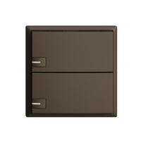 Poussoir KNX RGB EDUE, 250mW, a.LED RGB, 2×poussoir, comm.1×touche, cof