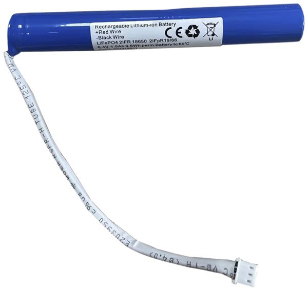 Accu DOTLUX 6.4V 1500mAh ions de lithium Ø18×190mm