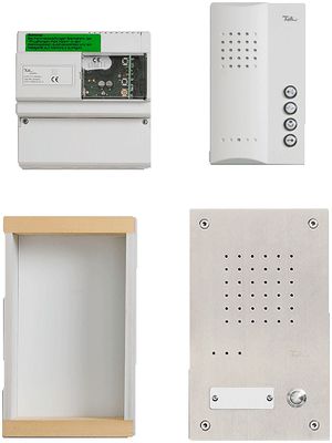 Kit interphone portier FH 1 sonnerie, avec interphone