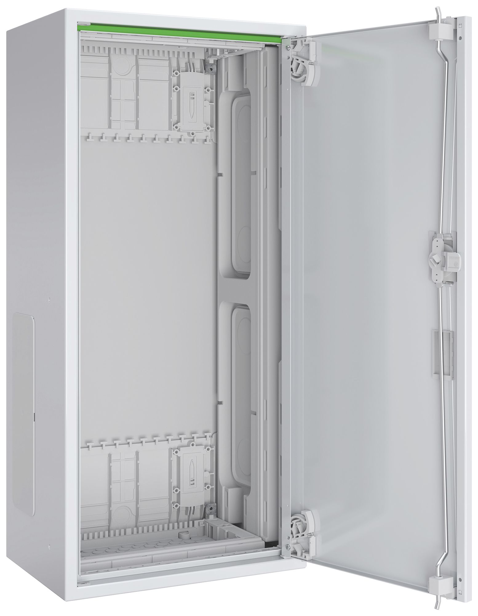 Coffret mural PrismaSeT XL IP44 a.porte 300×650×210mm 1 champ 4 rangées