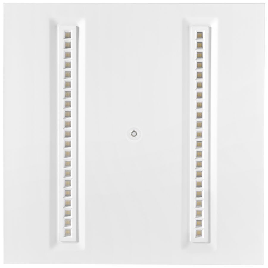 EB-LED-Deckenleuchte Sylvania OptiClip 600 PIR 27W 3100lm 830 IP40 DIM weiss