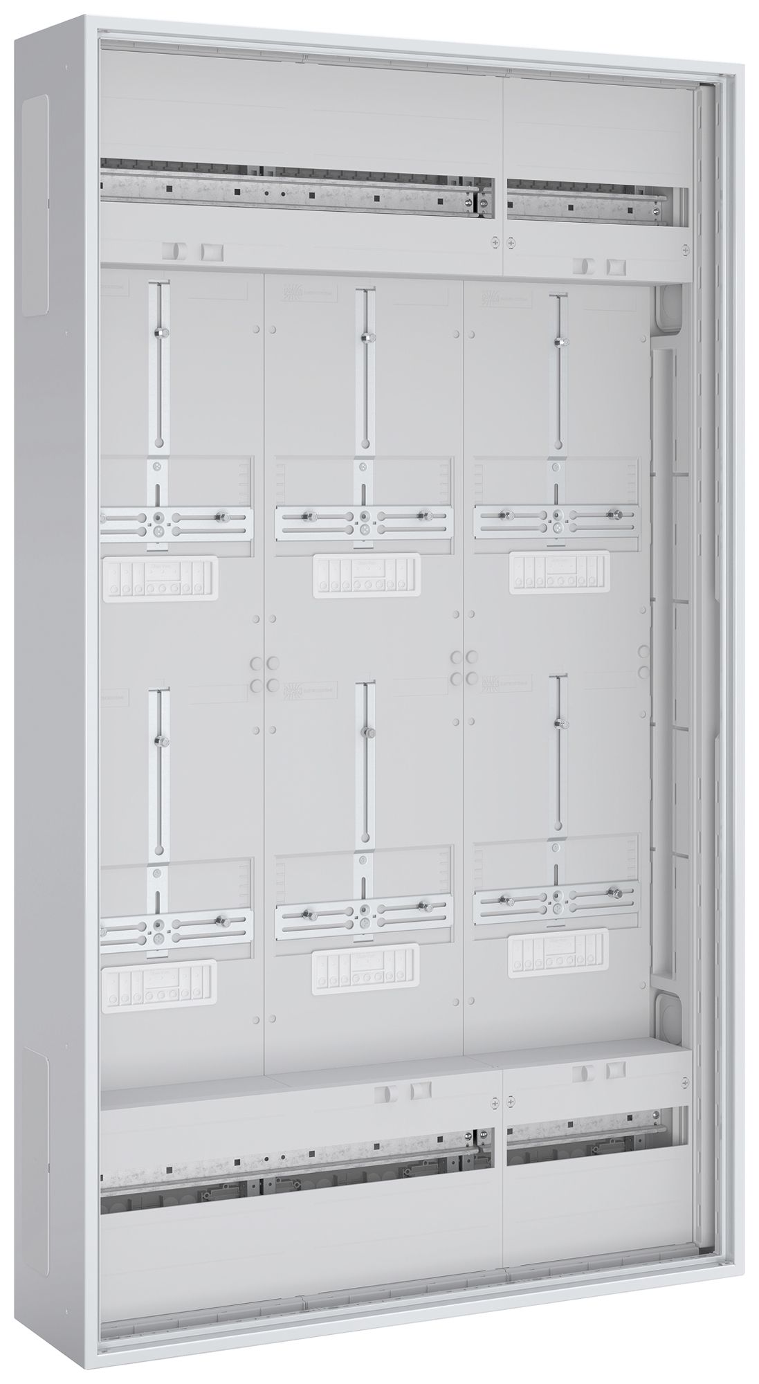 Distributeur ENC PrismaSeT XL IP44 2 rangées 6 compteurs 800×1400×210mm