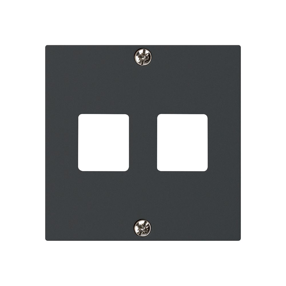 UP-Frontset HMS kallysto A für 2 Module schwarz