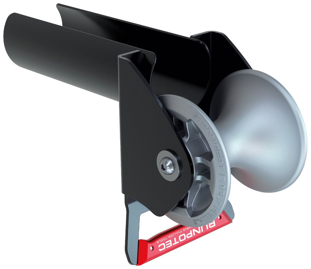 Kabelumlenkrolle Runpotec Ø130mm Ø80mm 4500kg Aluminium