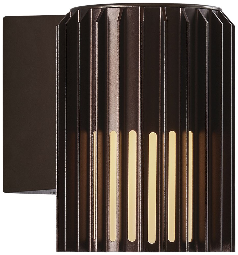 Applique Nordlux ALUDRA 1×E27 15W IP54 Ø124mm marrone