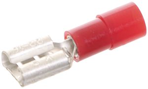 Steckhülse Ferratec teilisoliert PC 2.8×0.8mm 0.5…1mm² rot 100Stk